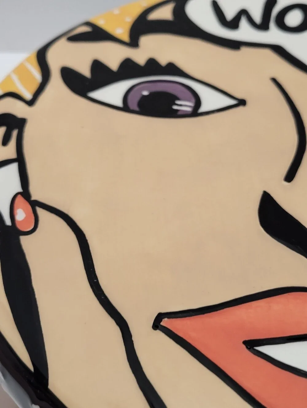 Joanne DeLomba For Lotus Ceramic Pop Art Large 11.5 